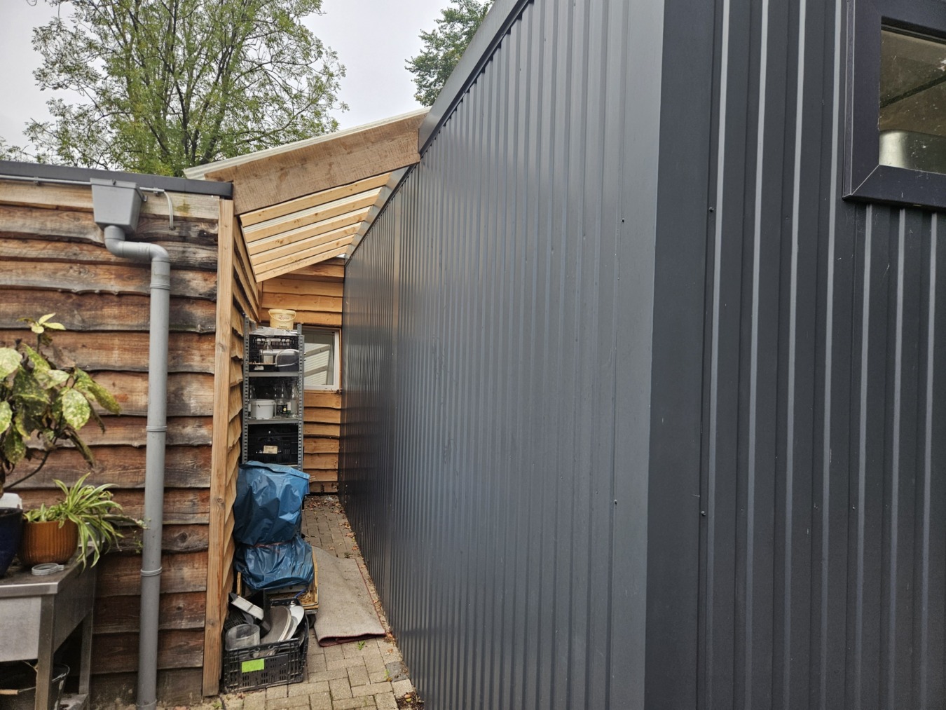 Uitbreiding van de bestaande keuken naar de uitbreiding door Boxtom