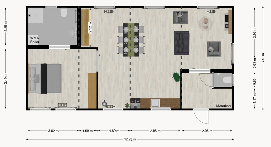 Plattegrond unit Ulicoten