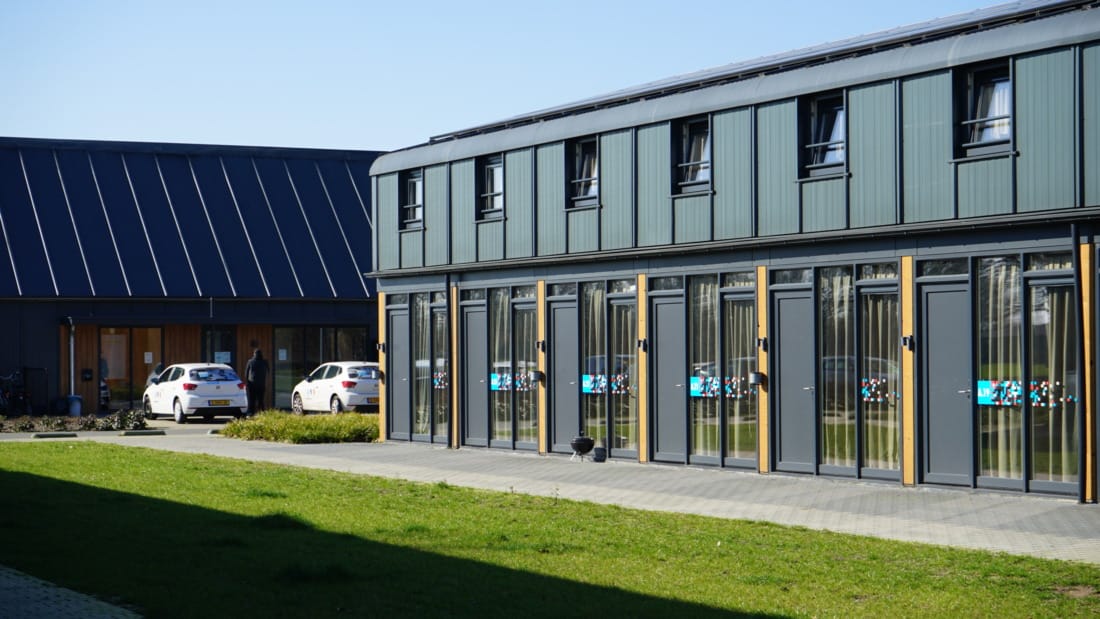 Permanente woningen voor bewoners zonder woning.