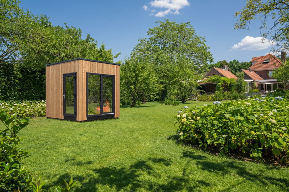 Tuinkamer in eigen tuin voor meer woonruimte