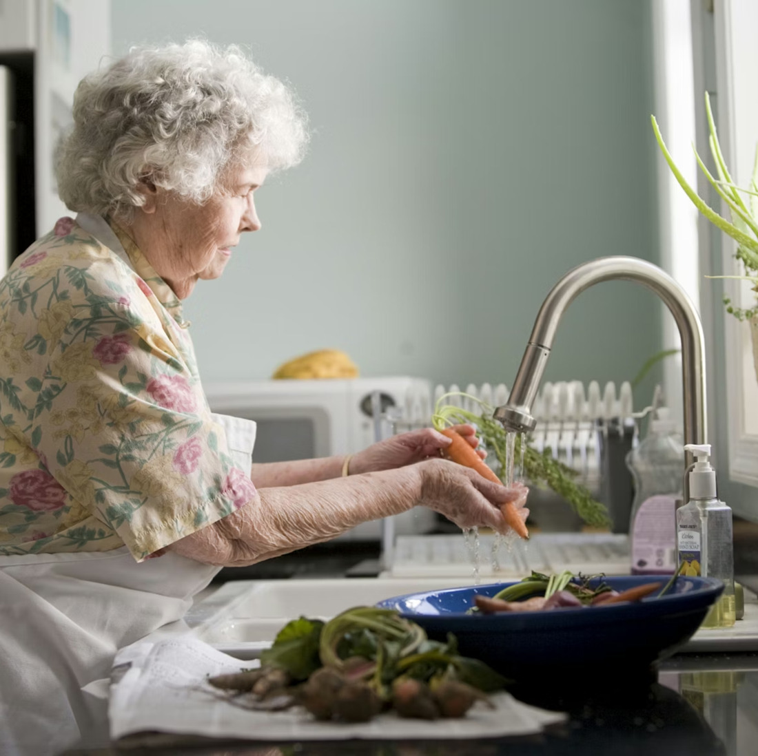 Oma in mantelzorgwoning