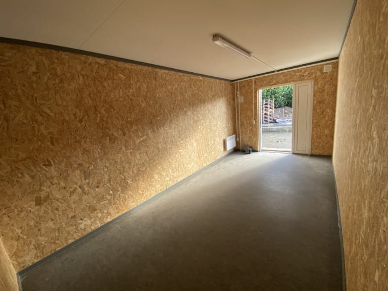 Binnenkant van een opslagunit van Boxtom.