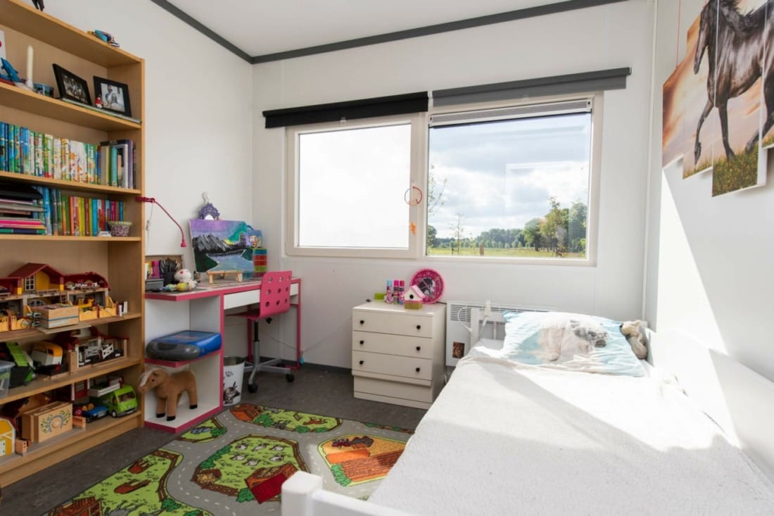 Ingerichte kinderkamer in woningtype A1
