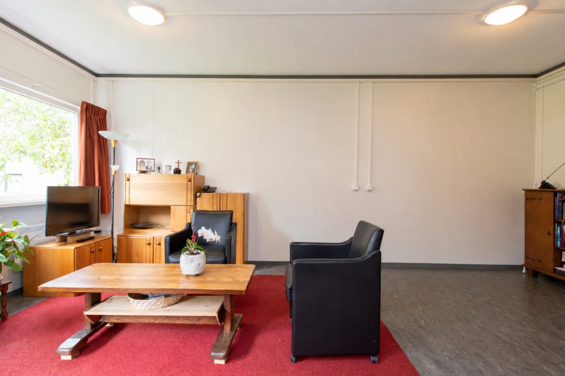 Binnenkant van een zorgkamer ZK1.