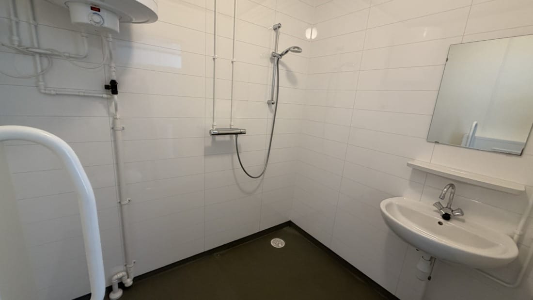 Inloopdouche in tweedehands woonunit