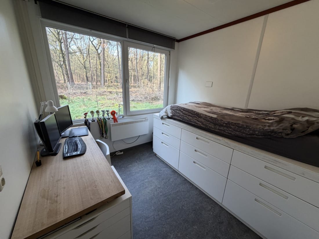 Extra kamer in tweedehands woonunit