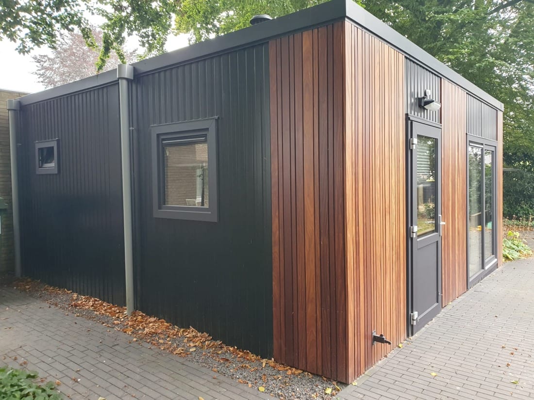 Mantelzorgwoning van buitenkant