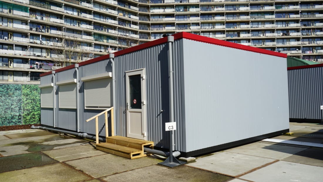 Wisselwoningen tijdens verduurzamingsproject van flatgebouw