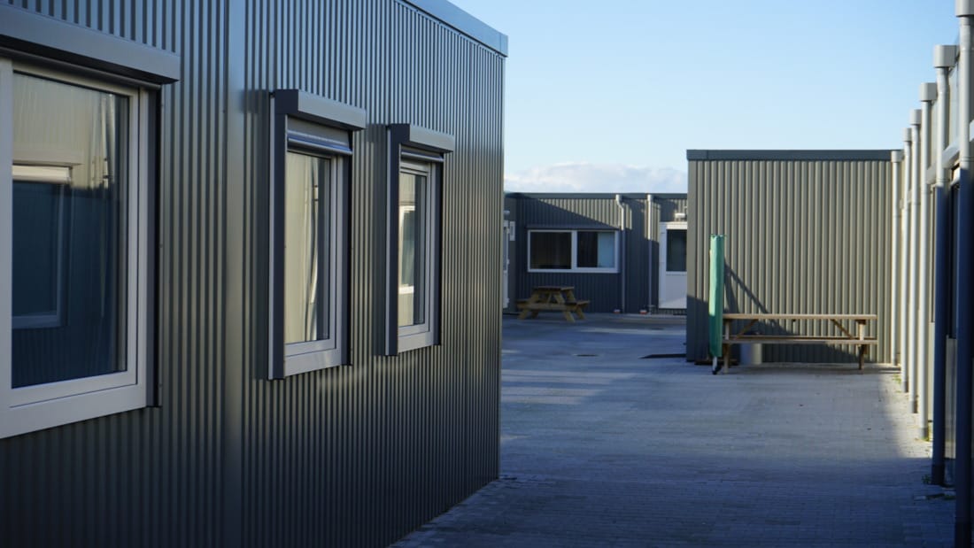 Woonunits voor huisvesting met binnentuin.