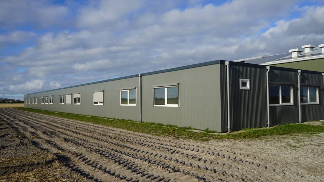 Koop woonunits op terrein van een teler.
