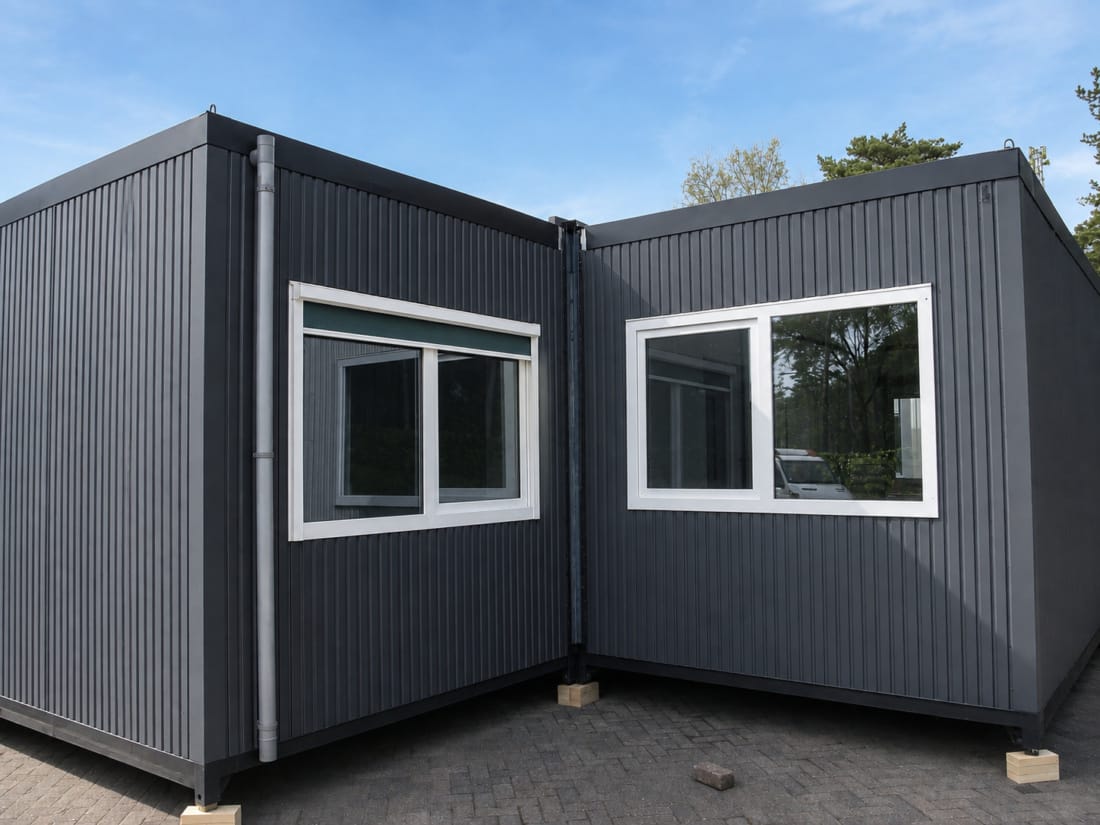 Achterkant van woningtype D