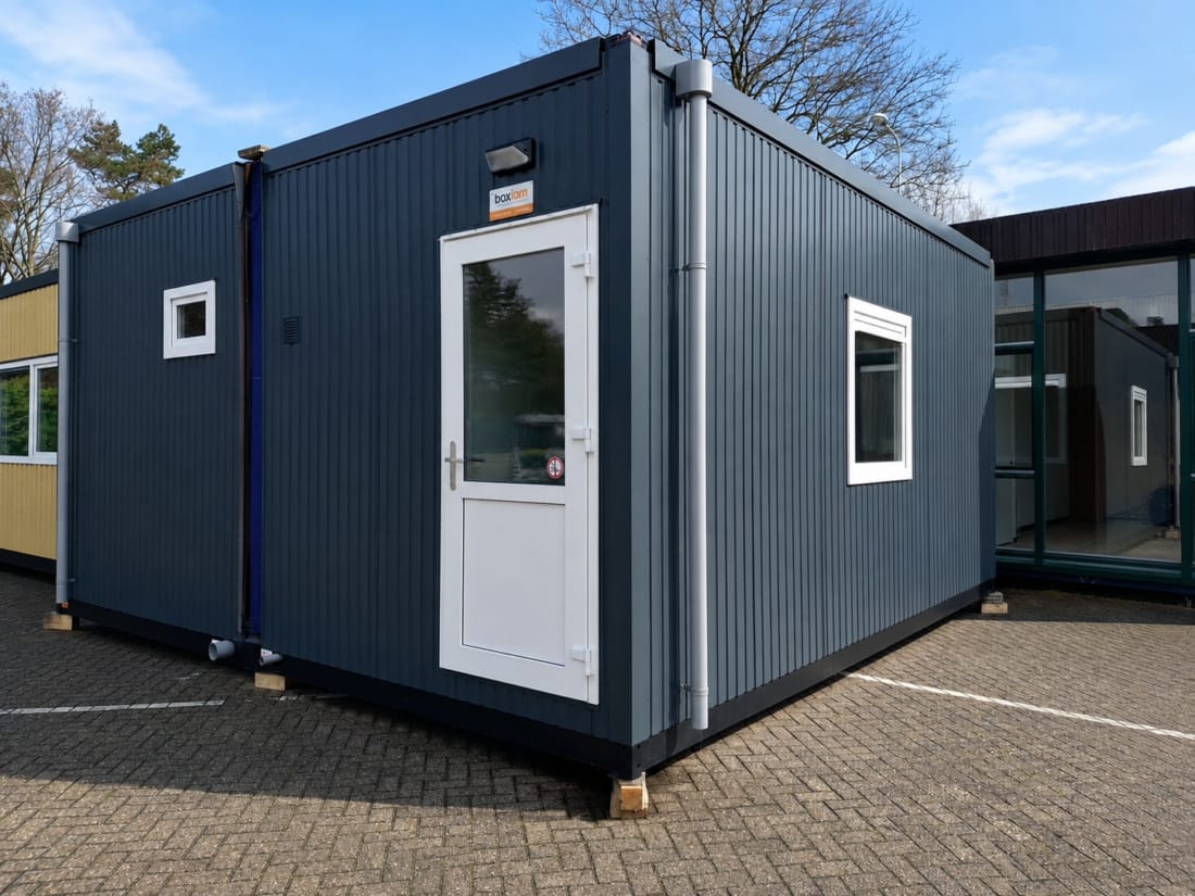 Voorkant van mantelzorgwoning MA2 van Boxtom.