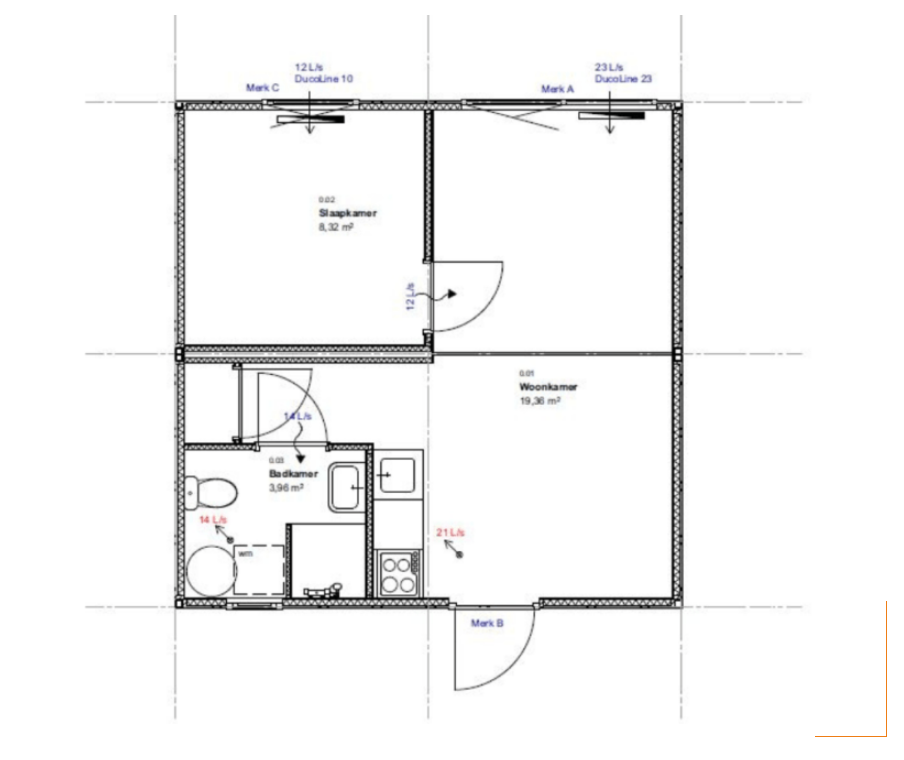 Plattegrond van een Skaeve Huse project