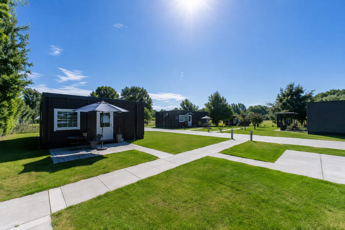 Tijdelijke wisselwoningen in eigen omgeving en op eigen terrein.