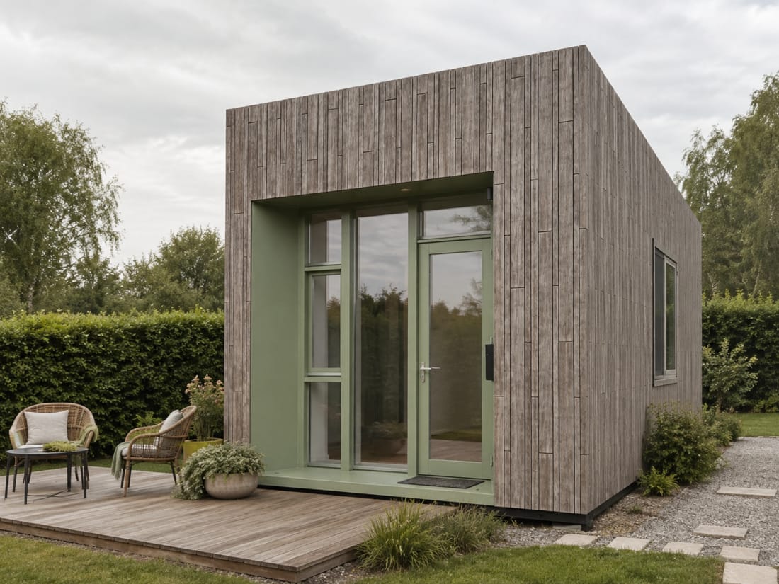 Tiny House op eigen terrein.