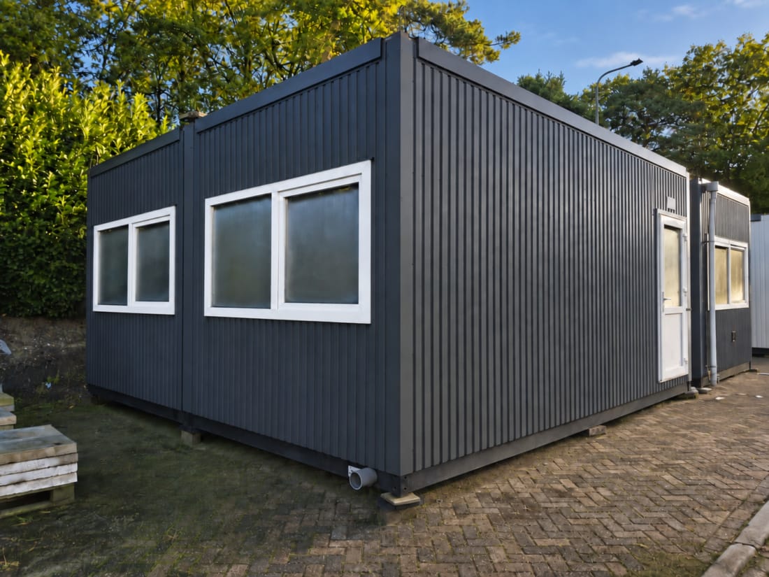 Zijkant van woningtype A2.