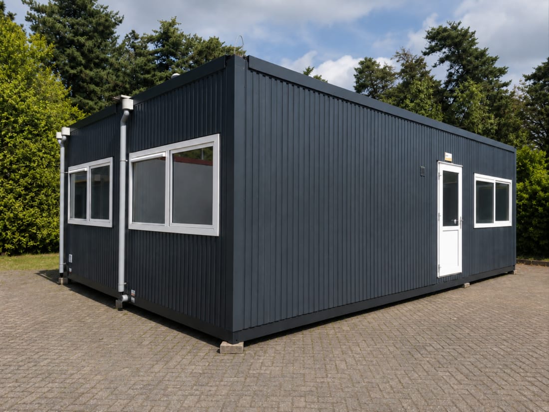 Zijkant en voorkant fot van woningtype B1.