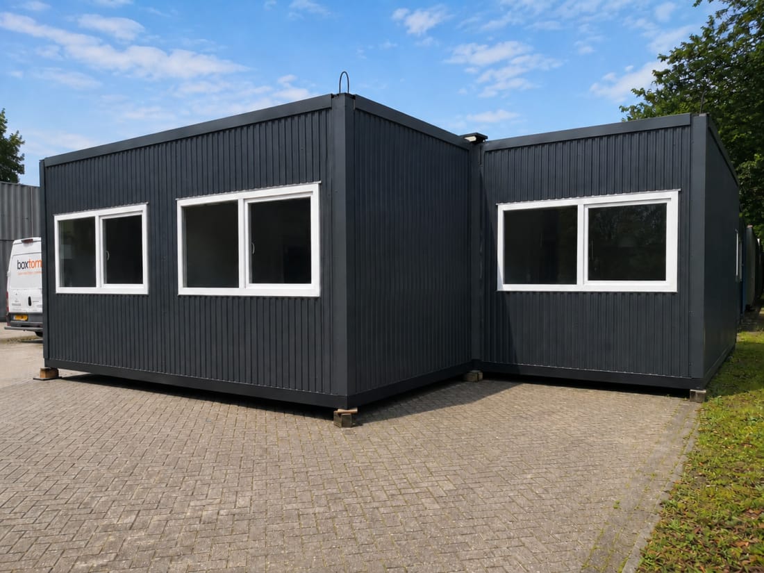 Achterkant van woningtype C2.