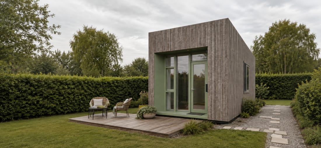 Tiny House op eigen terrein.