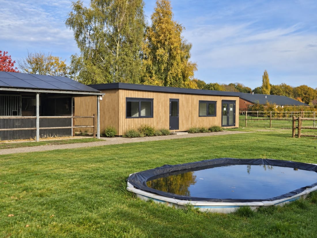 Speciale mantelzorgwoning op eigen grond geplaatst